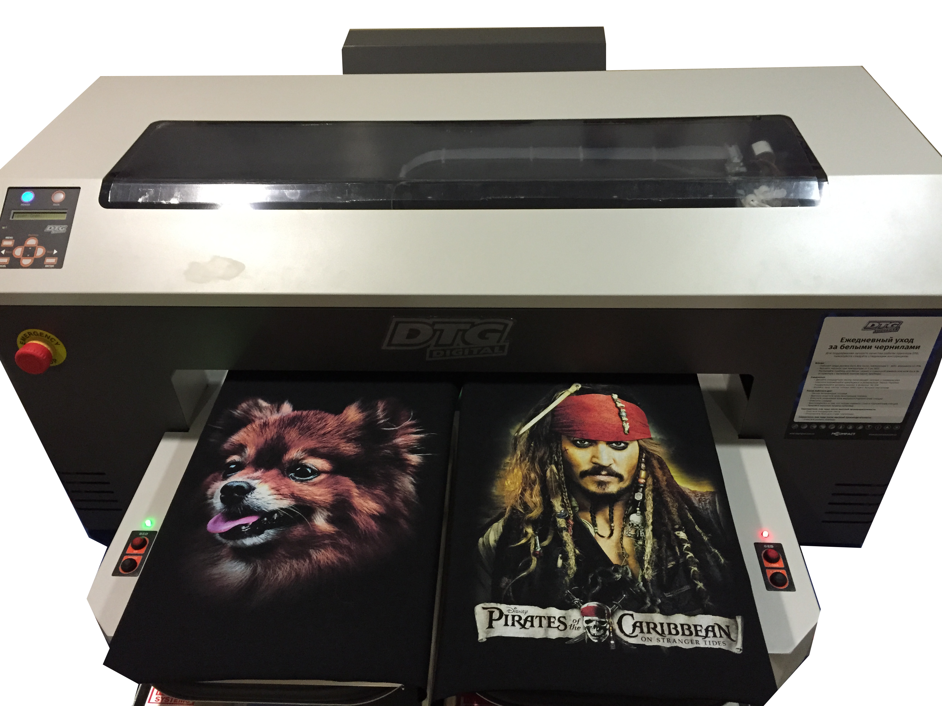 Imprimante Textile numérique à jet d'encre multicolore à plat, format A2,  DTG Direct vers vêtements